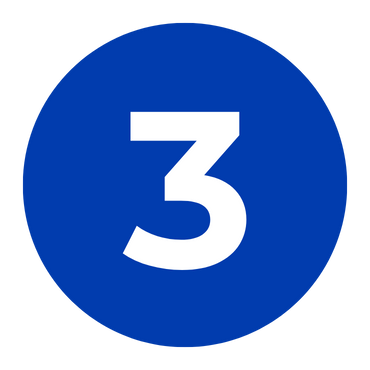 3 hell 3 in hellerem Blau